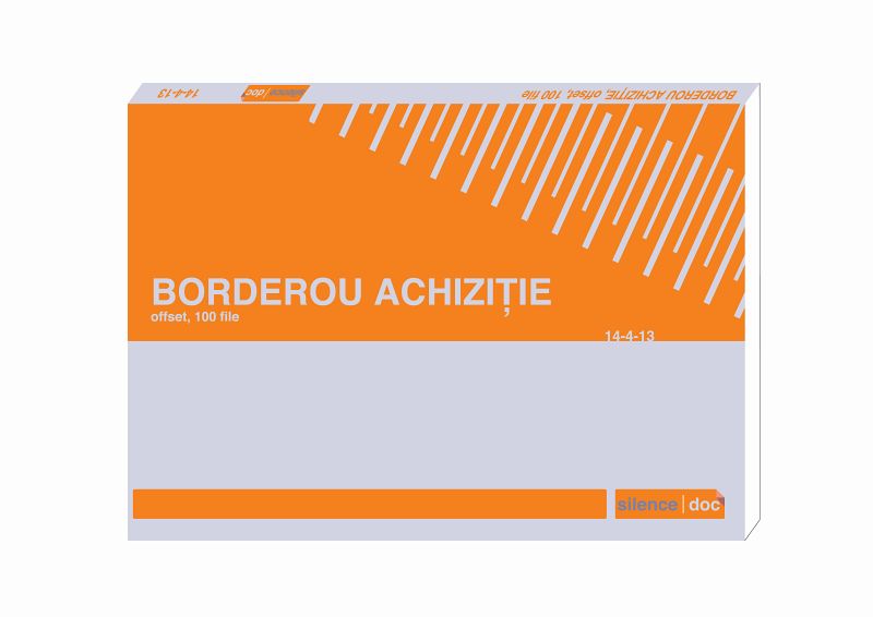 borderou achizitii