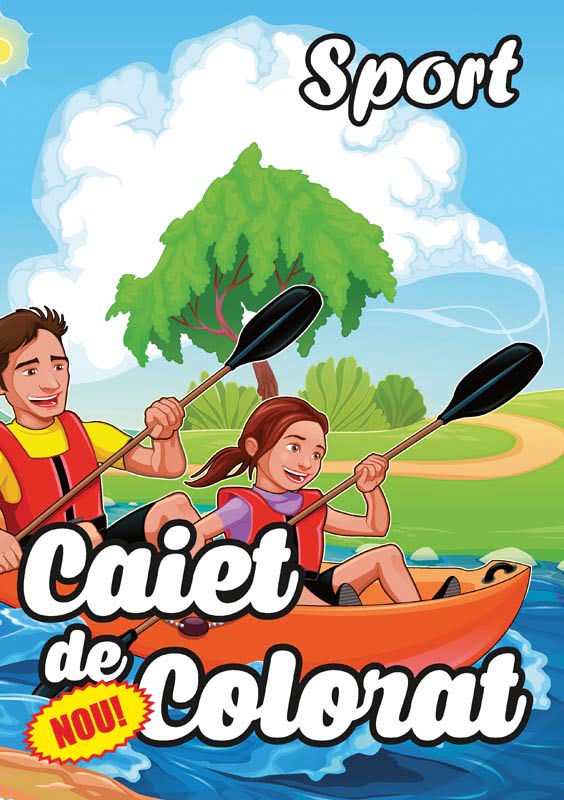 caiet colorat a4 sport